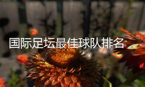 国际足坛最佳球队排名 亚洲球队无一进入前30